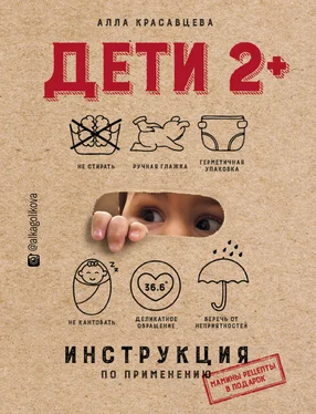 Алла Красавцева Дети 2+. Инструкция по применению обложка книги