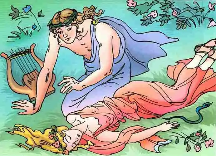 Однако счастливая семейная жизнь Орфея была недолгой Эвридика была чрезвычайно - фото 29