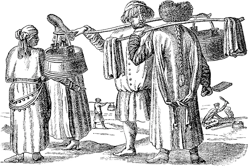 Адам Олеарий Русские крестьяне и крестьянки XVII век Гравюра Но какова бы - фото 20