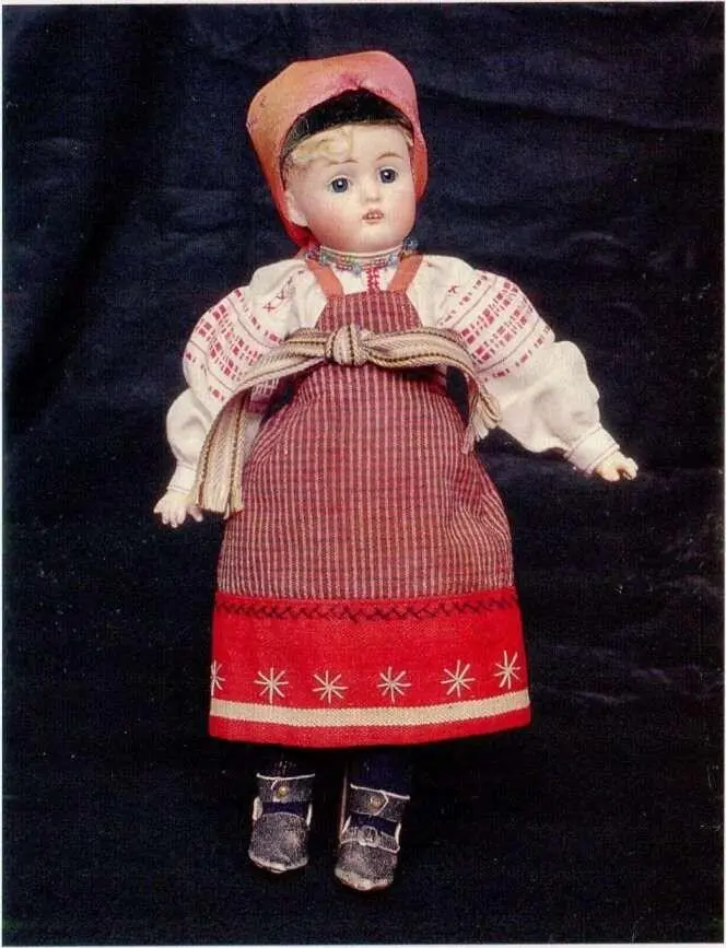 Кукла в этнографическом костюме Конец XIX в Таких кукол в костюмах народов - фото 29