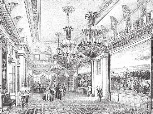 Фельдмаршальский зал Парадная лестница была восстановлена по проектам ФБ - фото 105