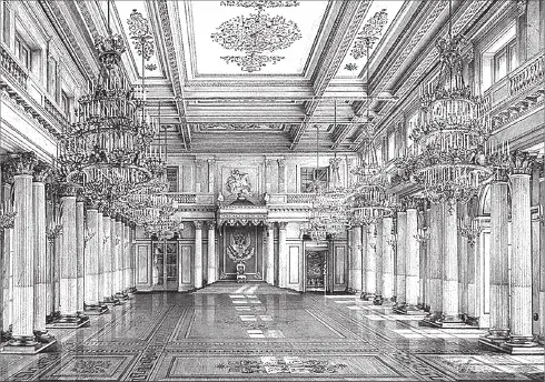 Георгиевский зал Немецкий художник Франц Крюгер создал портреты императора - фото 109