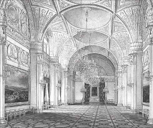 Александровский зал Здесь находится угловая Золотая гостиная парадная - фото 111