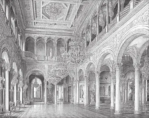 Павильонный зал Павильонный зал с уникальным мозаичным полом создан - фото 116