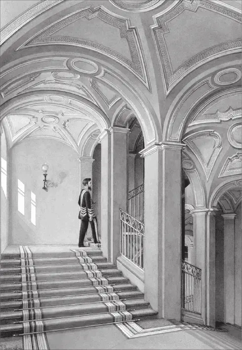 Салтыковская лестница Большая Колыванская ваза На третьем этаже выставка - фото 119