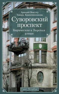 Аркадий Векслер Суворовский проспект. Таврическая и Тверская улицы обложка книги