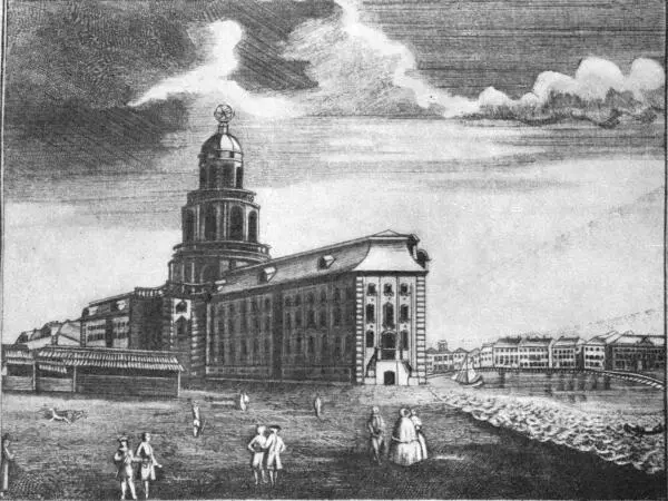 Табл XXXVIII Кунсткамера с тыльной стороны и со стороны бокового входа - фото 39