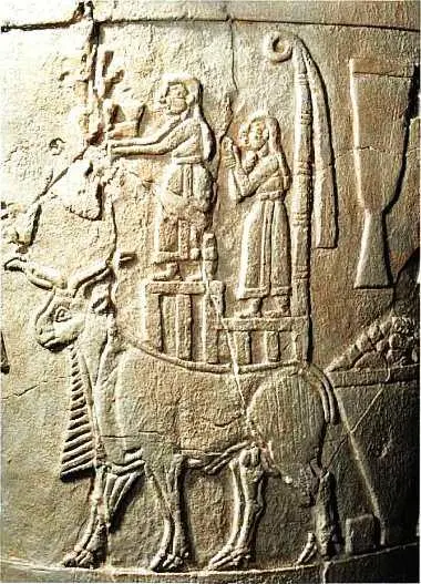 Подношение даров Инанне XXXIIIXXXI вв до н э Культовый сосуд из алебастра - фото 166