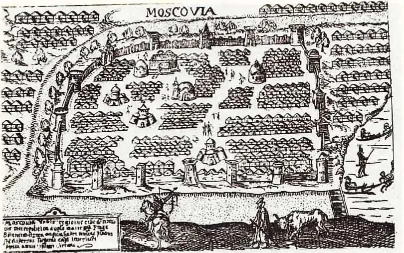 Москва начала XVII века Московский кремль начала XVII века Голодные - фото 8