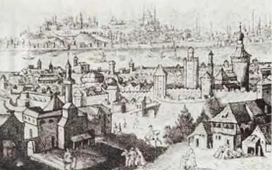 Стамбул Гравюра XVII века Бунташный век Наро - фото 141
