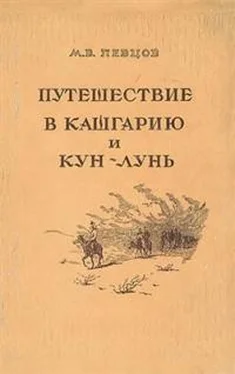 Михаил Певцов Путешествие в Кашгарию и Кун-Лунь обложка книги