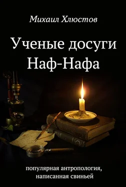 Михаил Хлюстов Ученые досуги Наф-Нафа обложка книги