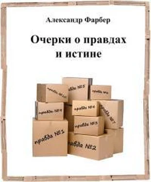 Александр Фарбер Очерки о правдах и истине обложка книги