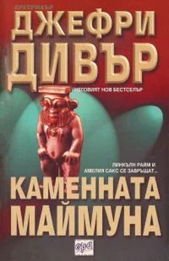 Джеффри Дивер Каменната маймуна обложка книги