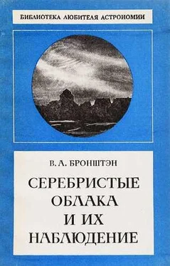 Виталий Бронштэн Серебристые облака и их наблюдение обложка книги