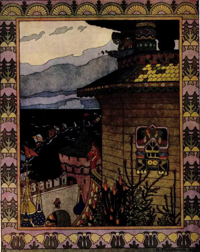 Княгиня на теремной башне Иллюстрация к сказке Белая уточка 1902 Казалось - фото 21
