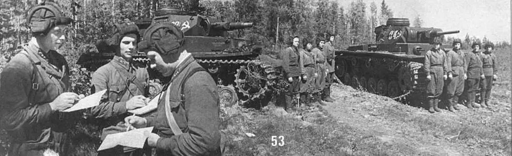 Танки PzKpfw IVD и PzKpfw III из состава отдельного батальона трофейных танков - фото 54