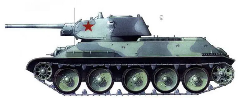 Т3476 в весеннем камуфляже Западный фронт апрель 1942 г Варианты - фото 87