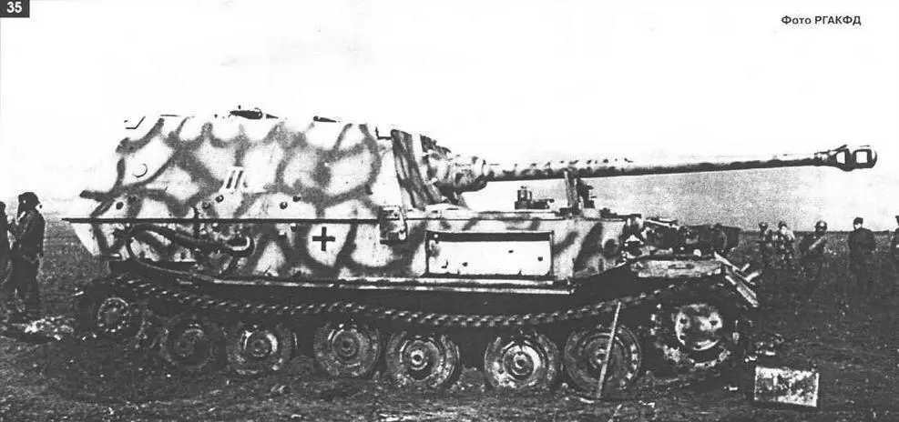 3435 Штабная машина 654го батальона Один из немногих Фердинандов не - фото 43