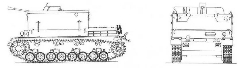 37 cm FlaK auf Fahrgeschtell des PzKpfw IV Mobelwagen В декабре 1943 года - фото 109