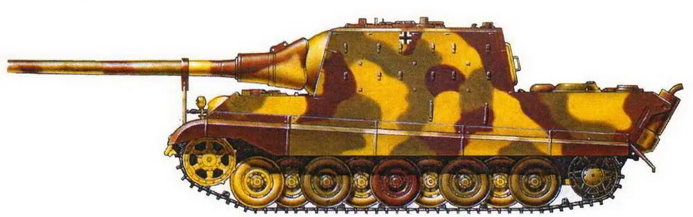 Panzer jager Tiger Ausf В Jagdtiger 105 cm leFIl 18 auf Fahrgestell des - фото 126