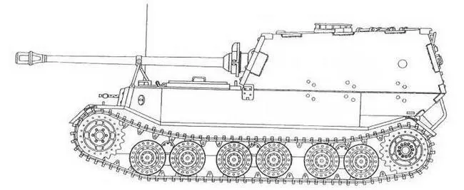 JagdPanzer FerdinandElefant SdKfz 184 Приведен вариант после модернизации - фото 58