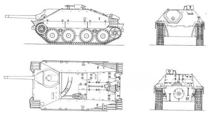 PanzerJager Hetzer Uagdtiger на испытаниях Кубинка 194647 гг - фото 69