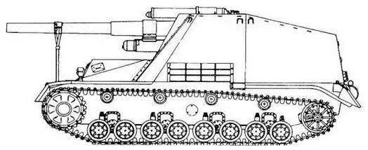 15 cm PanzerHaubitzer 181 auf Fahrgestell GW IIIIV Hummel SdKfz 165 sIG - фото 77