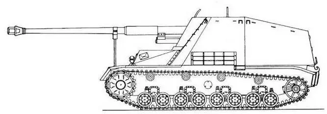 88 cm Рак 43 auf GW IIIIV Hornisse Nashorn SdKfz 164 На базе шасси PzKpfw - фото 89