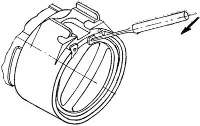 Рисунок 28 Отделение пружинного кольца Сбросить предварительный завод - фото 29