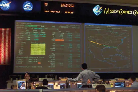 The status board at Mission Control at 915 am EST when Columbia should have - фото 36