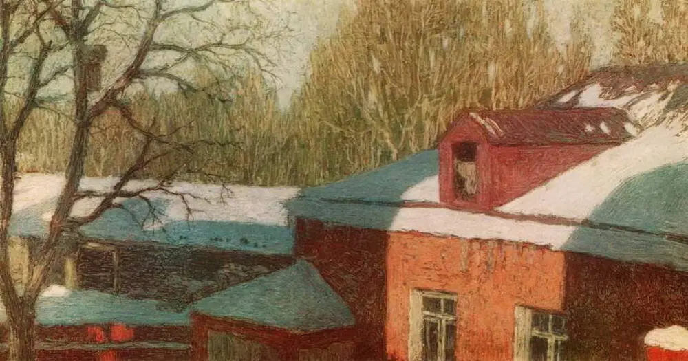 Солнечный день 1906 Государственная Третьяковская галерея Москва - фото 4
