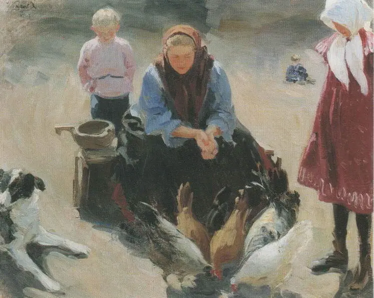 Кормление кур 1907 Государственный ВладимироСуздальский - фото 23