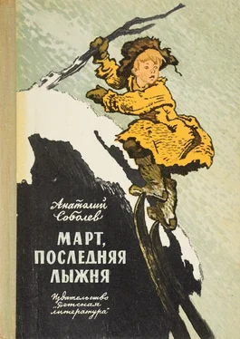 Анатолий Соболев Март, последняя лыжня обложка книги