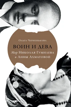 Ольга Черненькова Воин и дева. Мир Николая Гумилева и Анны Ахматовой обложка книги