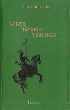 Владимир Афиногенов Конец черного темника обложка книги