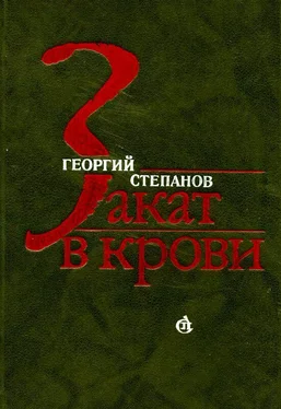 Георгий Степанов Закат в крови [Роман] обложка книги