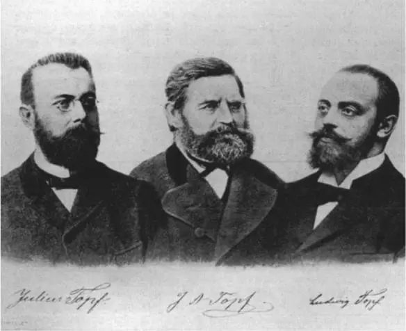 The founders of Topf and Sons J A Topf centre Julius Topf left Ludwig - фото 2