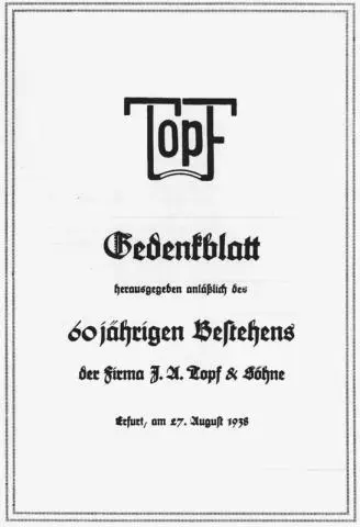 The commemorative brochure printed for the sixtieth anniversary of Topf and - фото 8