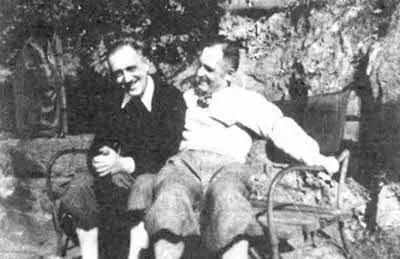 Губер слева и Мюллер во время совместного отпуска в Бозене 1942 г фото из - фото 4