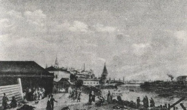 М Г Эйхлер С оригинала Ж Делабарта Вид Кремлевского строения в Москве - фото 41