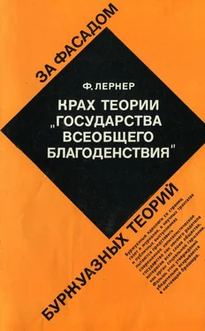 Фаина Лернер Крах теории «государства всеобщего благоденствия» обложка книги