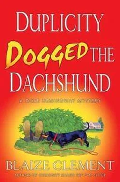 Блейз Клемент Duplicity Dogged Тhe Dachshund обложка книги
