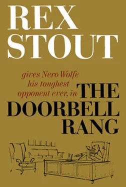 Рекс Стаут The Doorbell Rang обложка книги