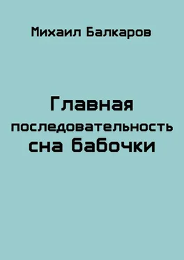 Михаил Балкаров Главная последовательность сна бабочки обложка книги