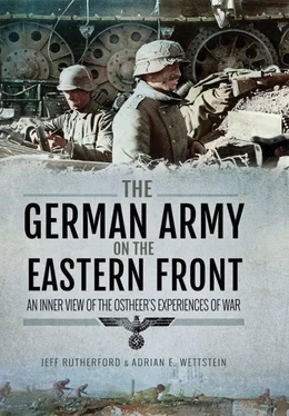 Jeff Rutherford The German Army on the Eastern Front: An Inner View of the Ostheer's Experiences of War обложка книги