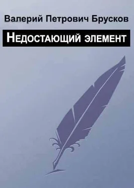 Валерий Брусков Недостающий элемент обложка книги