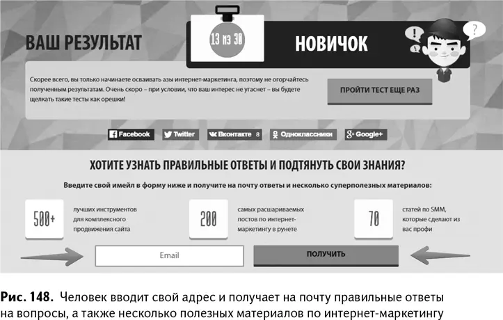 Спустя месяц после запуска этого теста он имел почти 400 расшариваний и более - фото 151