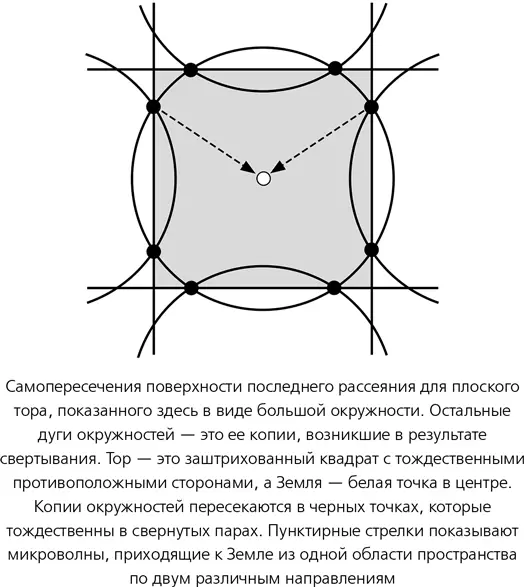Для плоского трехмерного тора квадрат следует заменить на куб окружности на - фото 67