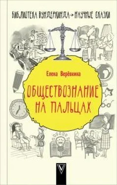 Елена Веревкина Обществознание на пальцах обложка книги